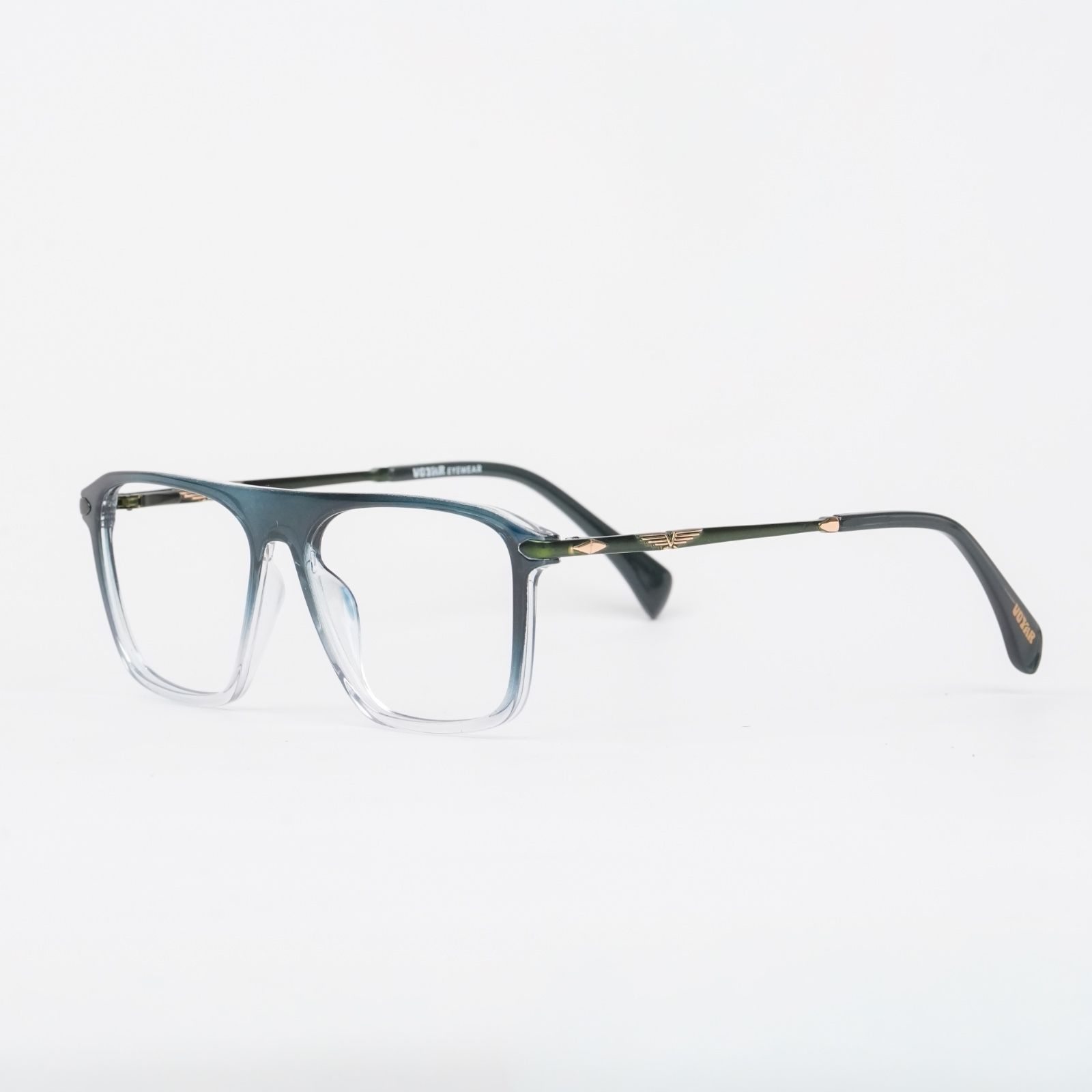 Rectangular frame | Turquoise dual shade