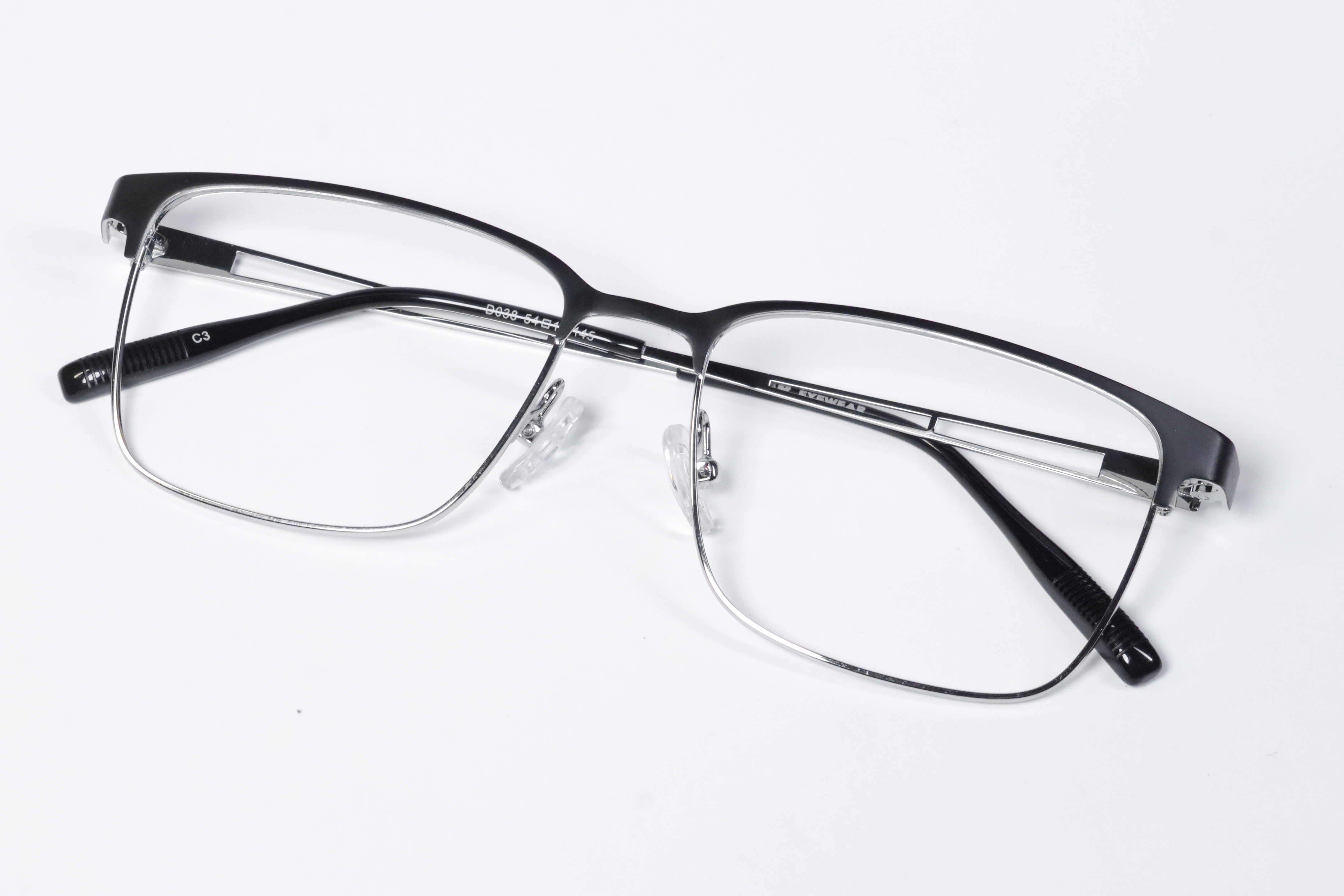 Voyar Titanium Rectangular | Black silver