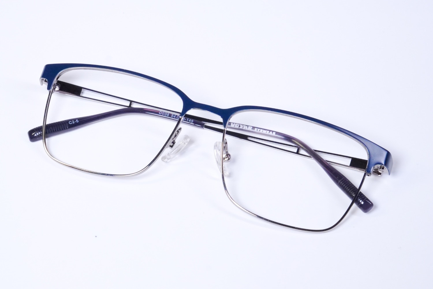 Voyar Titanium Rectangular | Blue Gunmetal